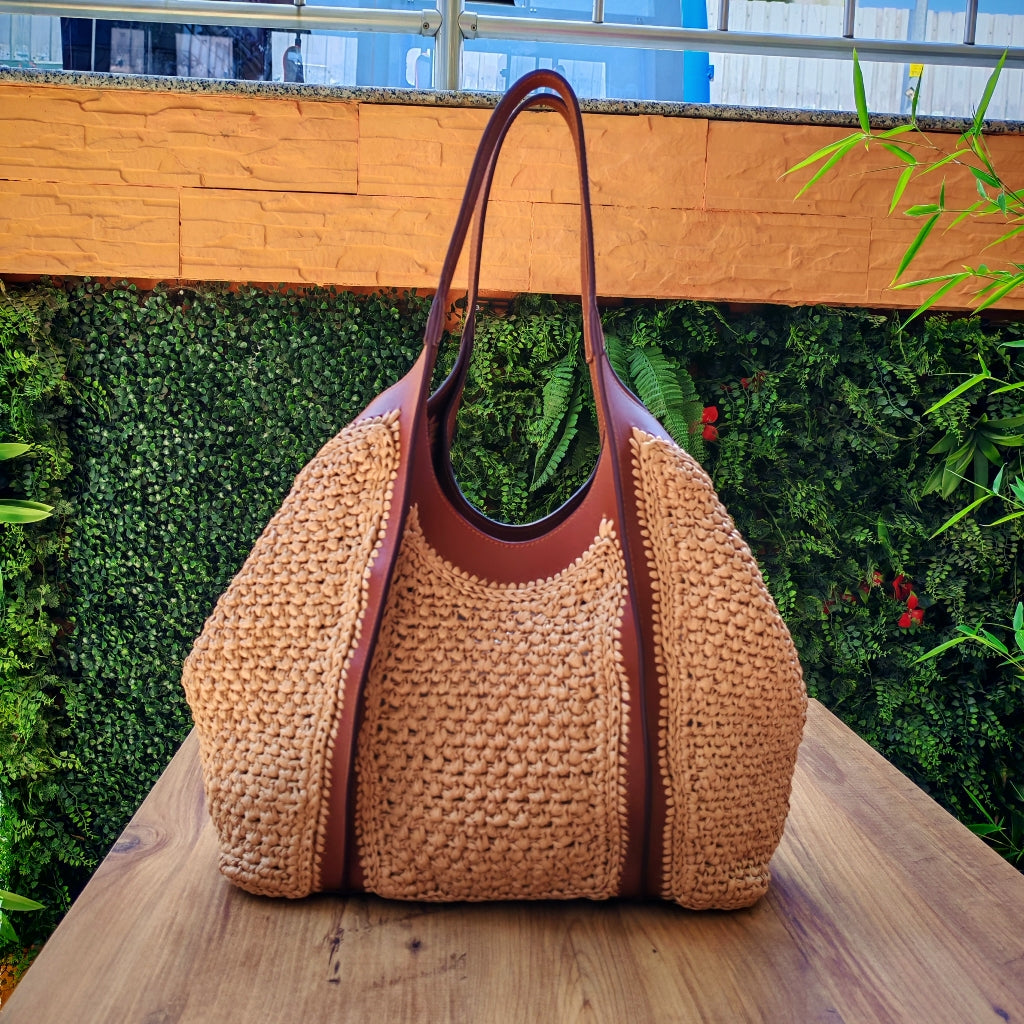 Ajur Deri Hazır Çanta Gövdesi