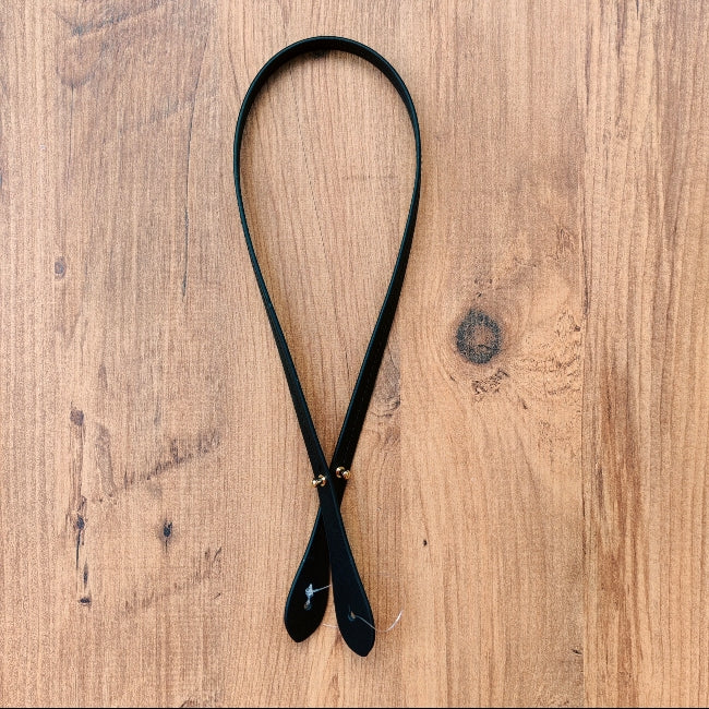 Hakiki Deri Rivetli Lüks Omuz Askısı