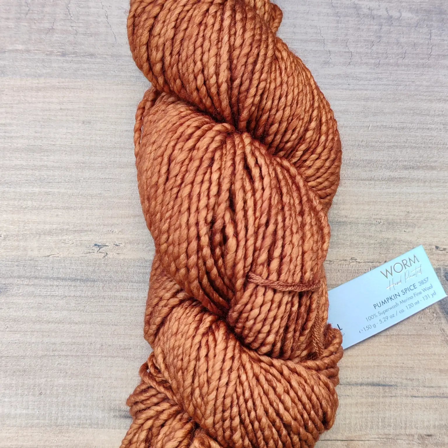 Gazzal Worm El Boyaması %100 Superwash Merino Yün