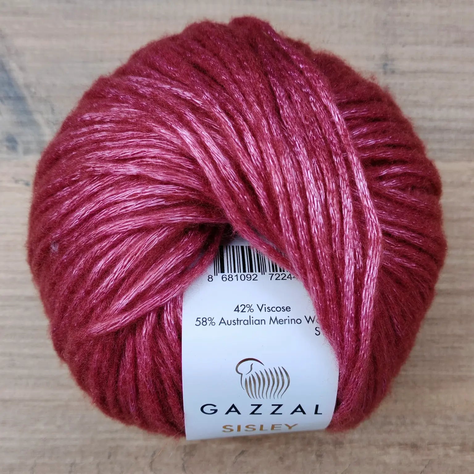 Gazzal Sisley Yün ve Viskon Karışımlı İplik