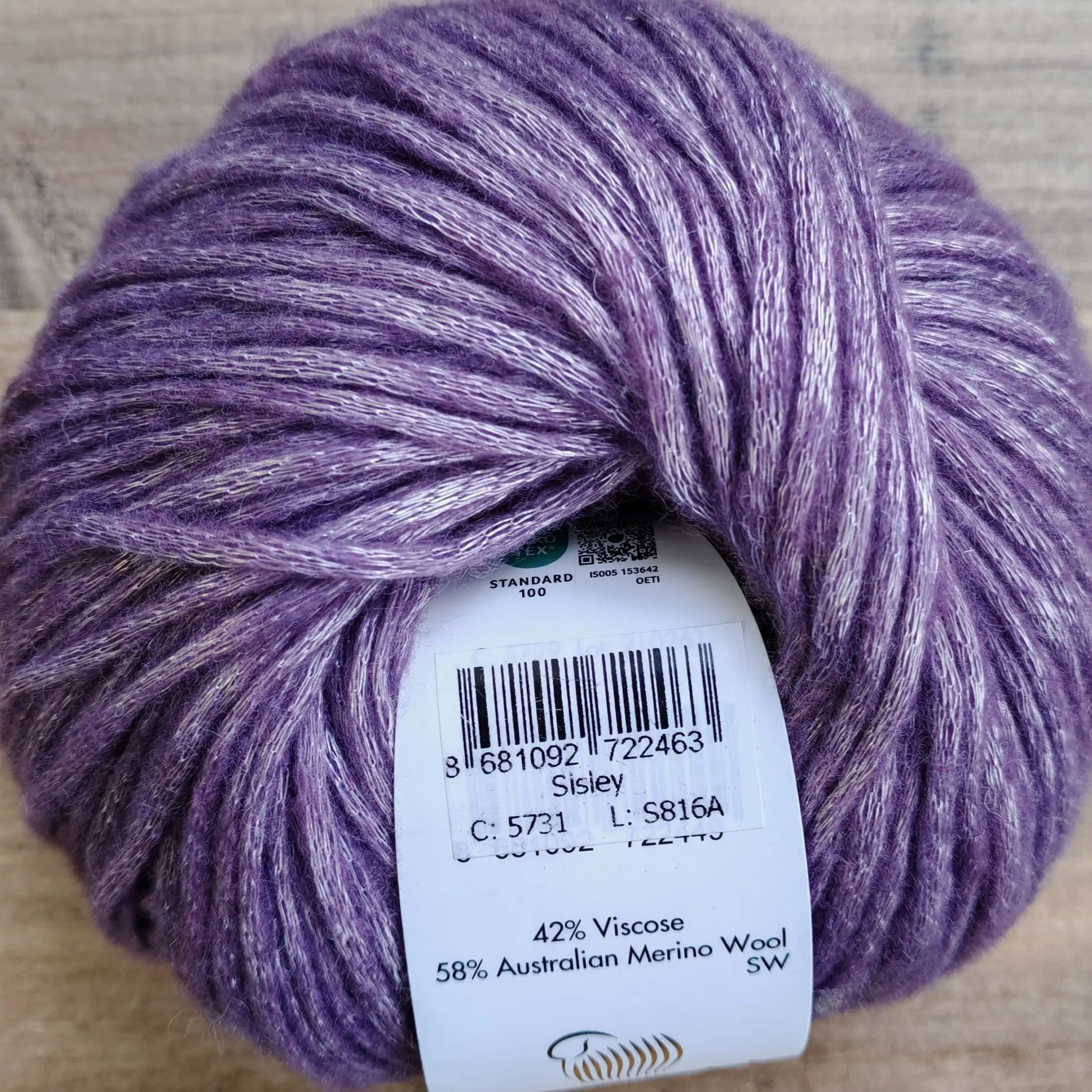 Gazzal Sisley Yün ve Viskon Karışımlı İplik