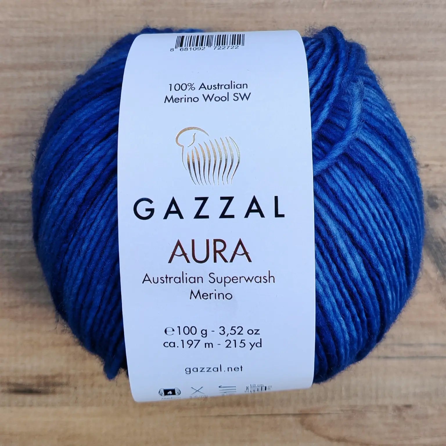 Gazzal Aura Superwash Merino El Boyaması İplik