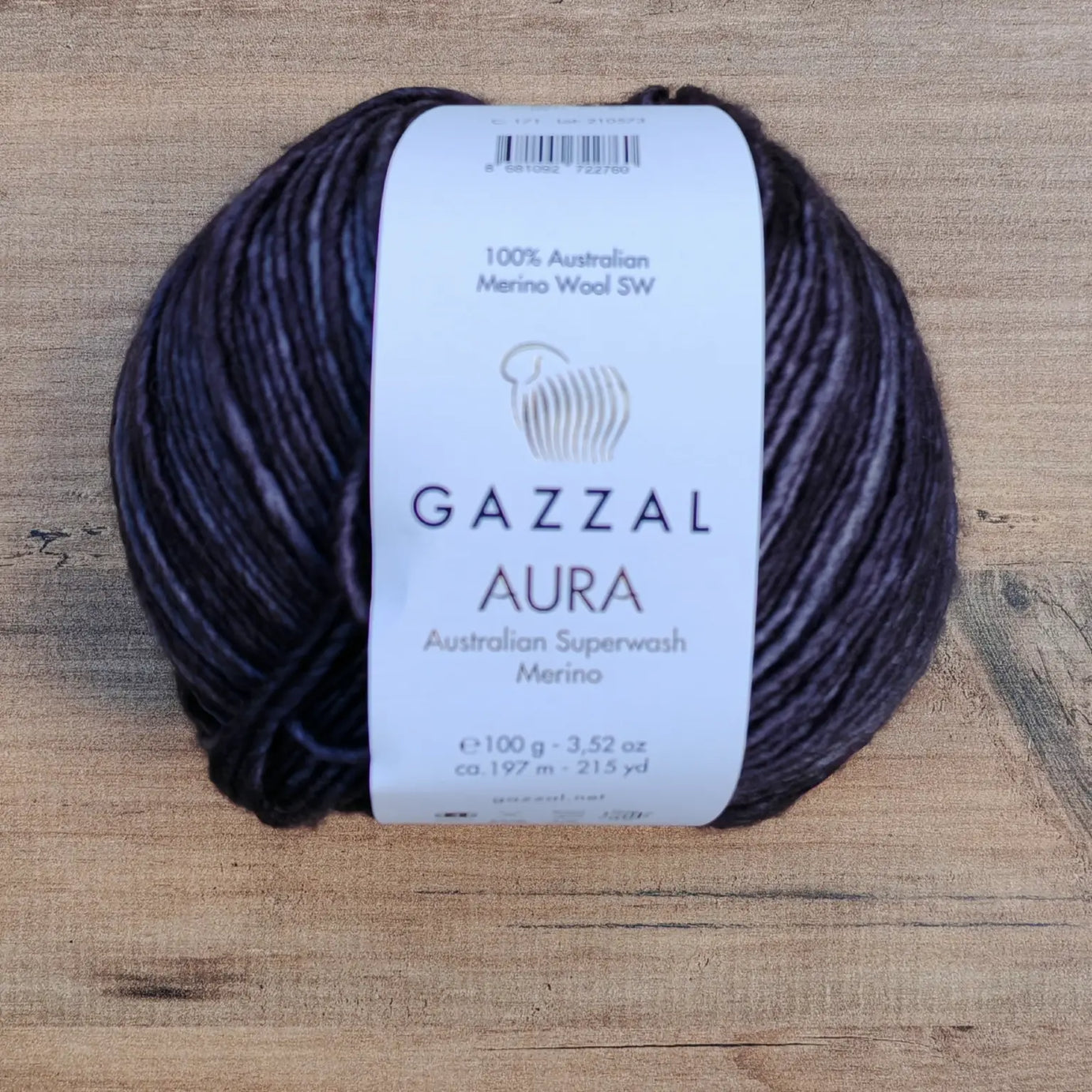 Gazzal Aura Superwash Merino El Boyaması İplik