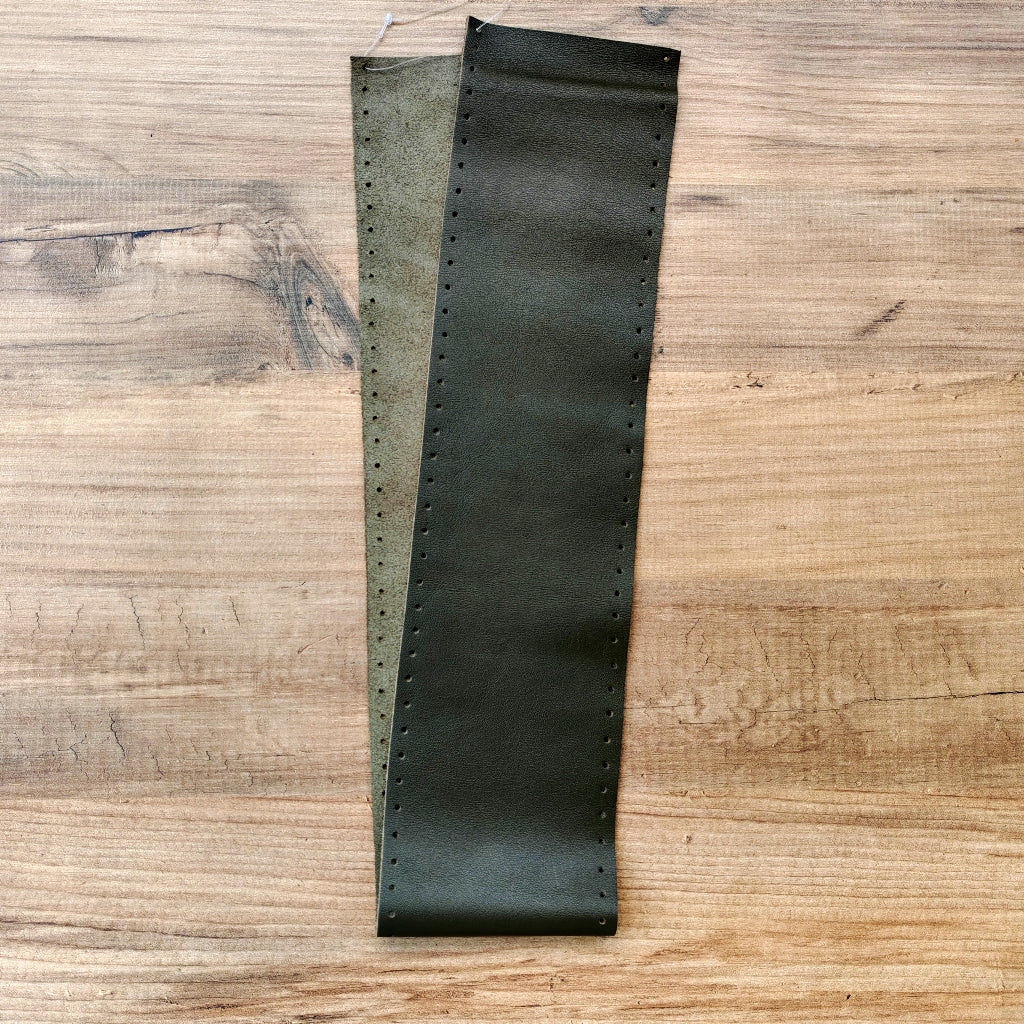 Örgü Çanta Ara Deri