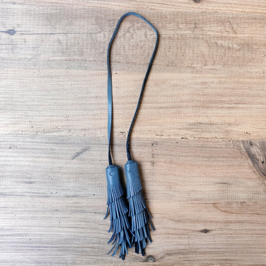 Hakiki Deri Püskül Çanta Aksesuarı