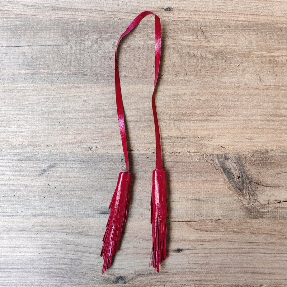 Hakiki Deri Püskül Çanta Aksesuarı