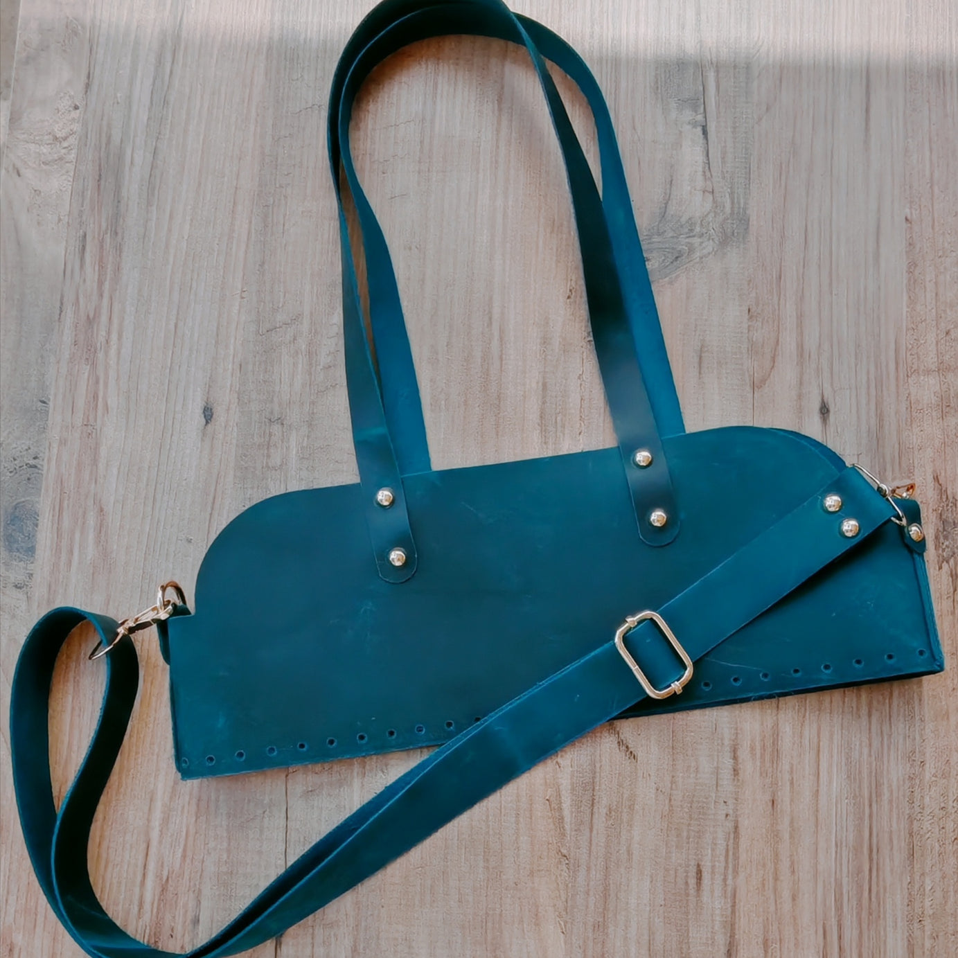 Hakiki Deri Retro Çanta Kiti