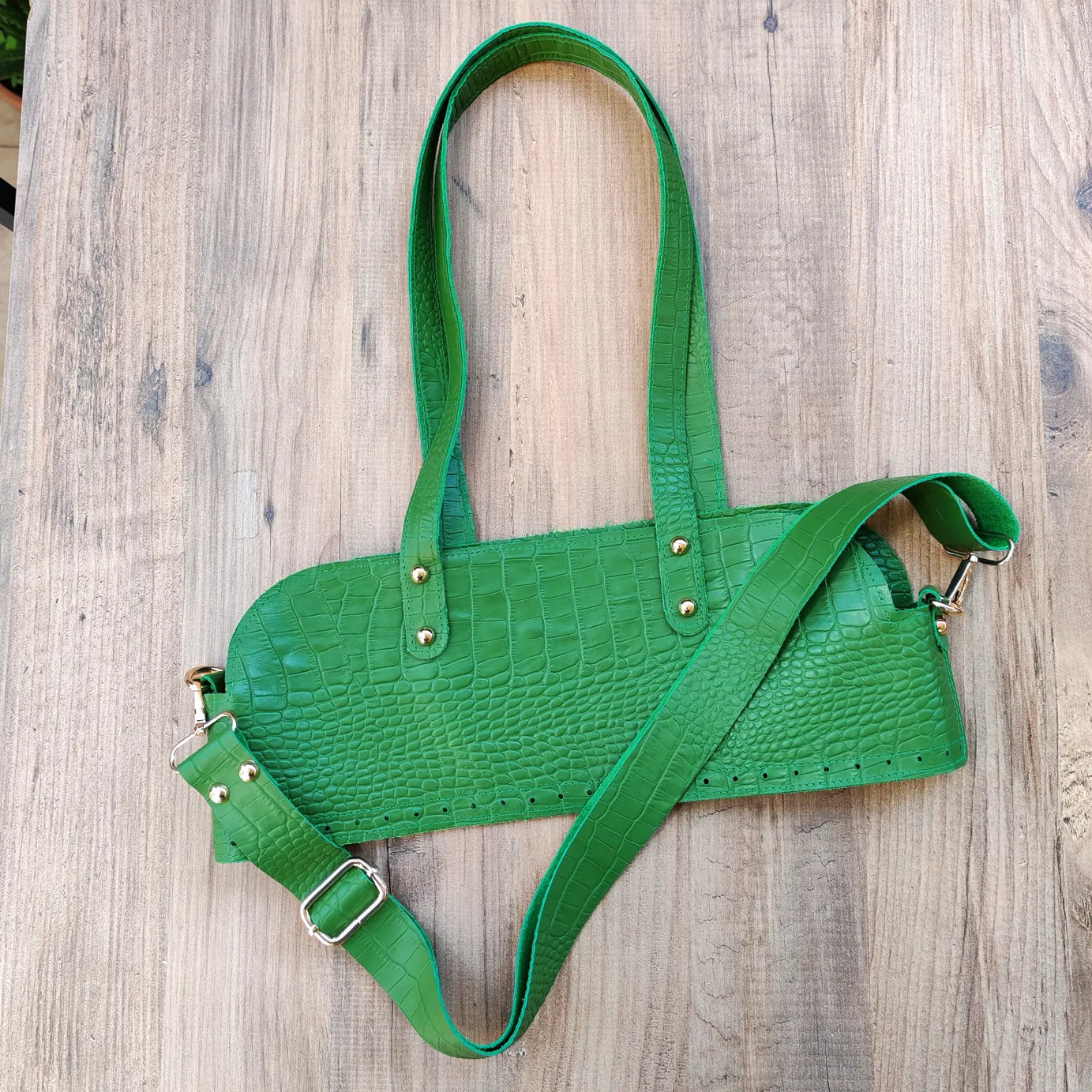 Hakiki Deri Retro Çanta Kiti