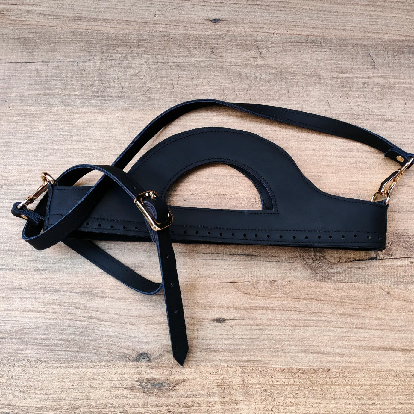 D Kit Hakiki Deri Çanta Sapı