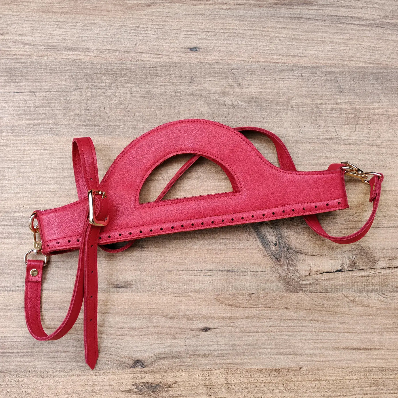 D Kit Hakiki Deri Çanta Sapı