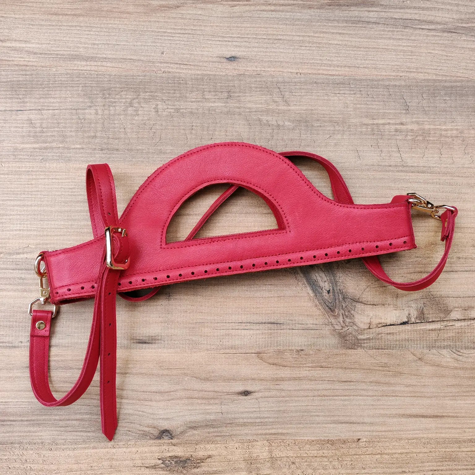 D Kit Hakiki Deri Çanta Sapı