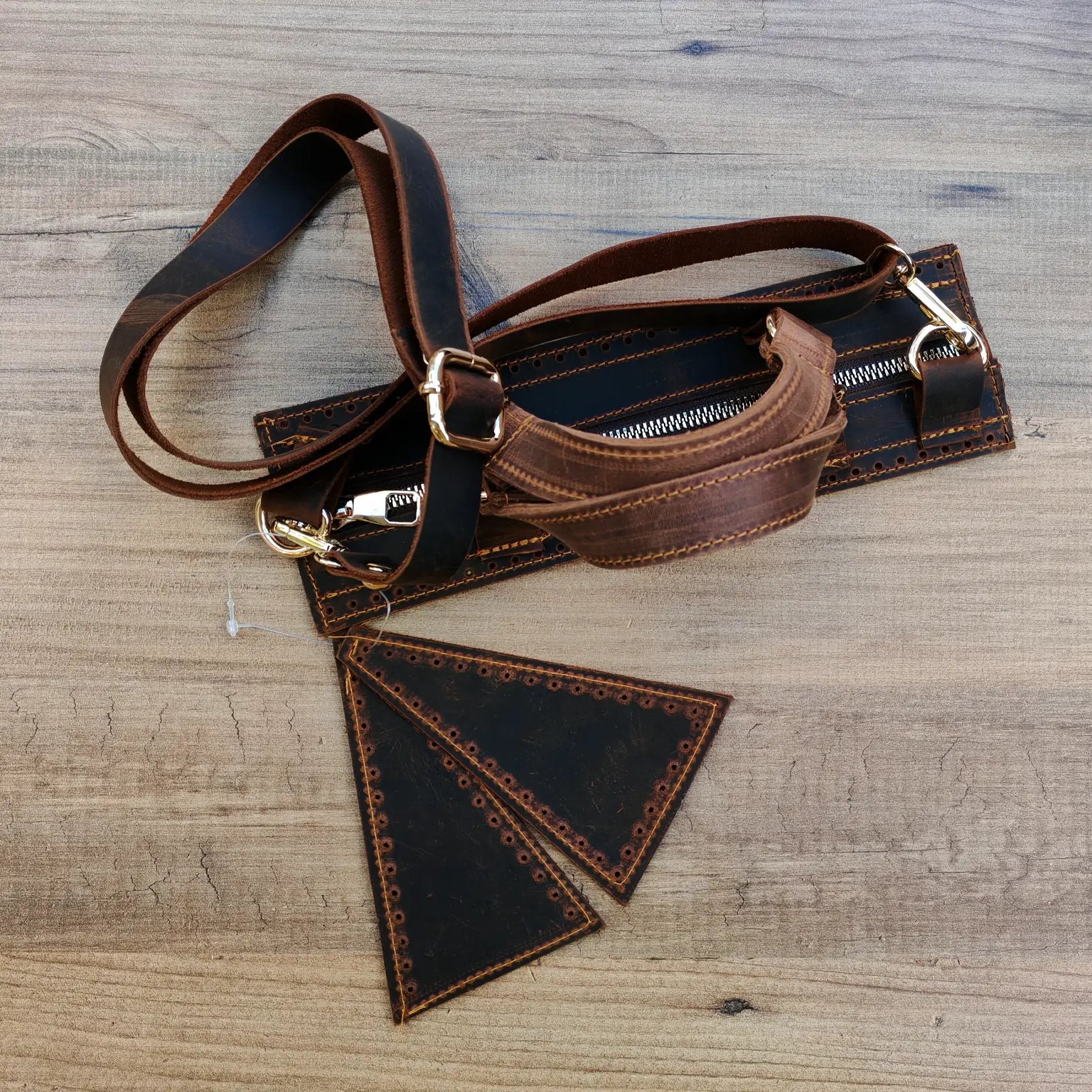 Paris Hakiki Deri Çanta Kiti