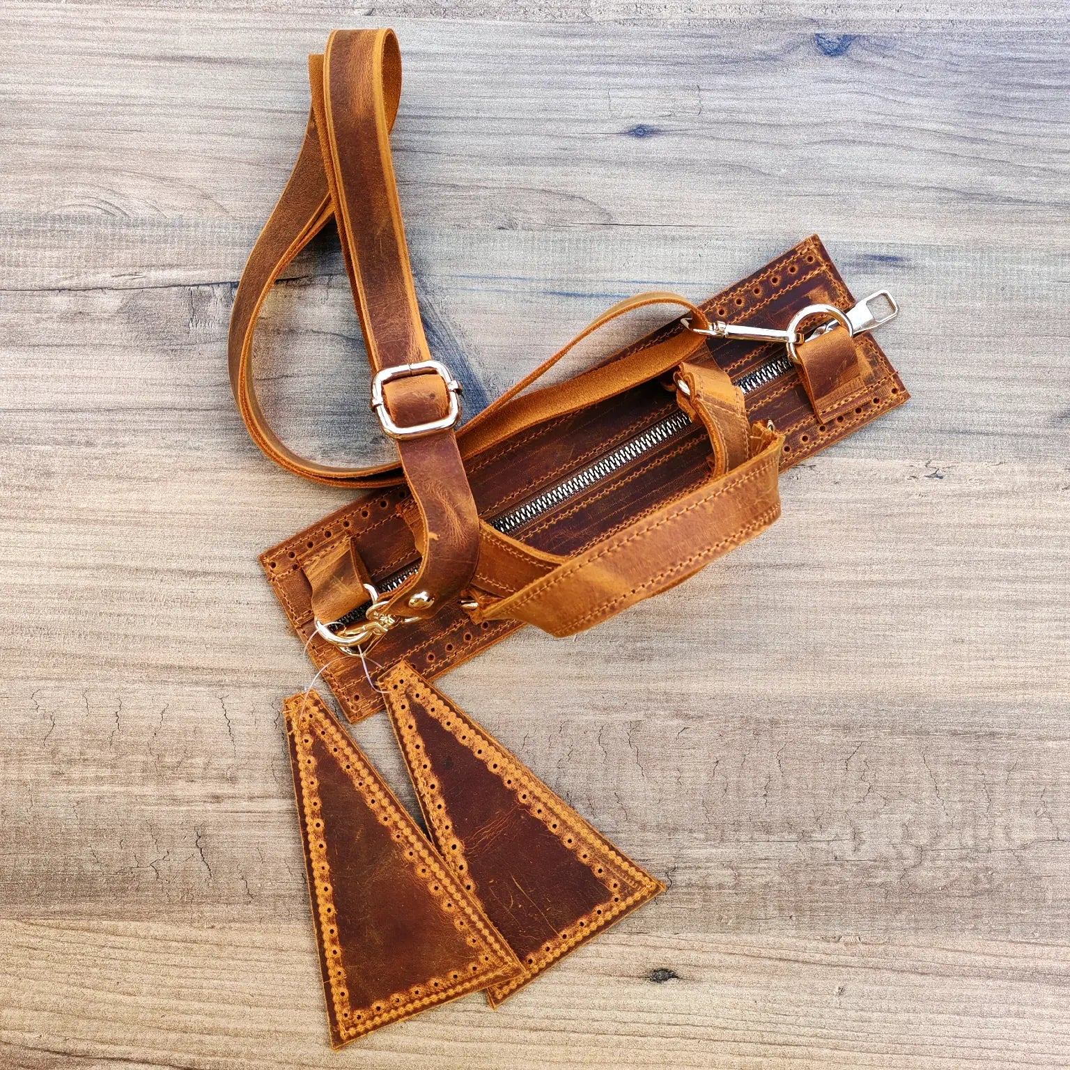 Paris Hakiki Deri Çanta Kiti