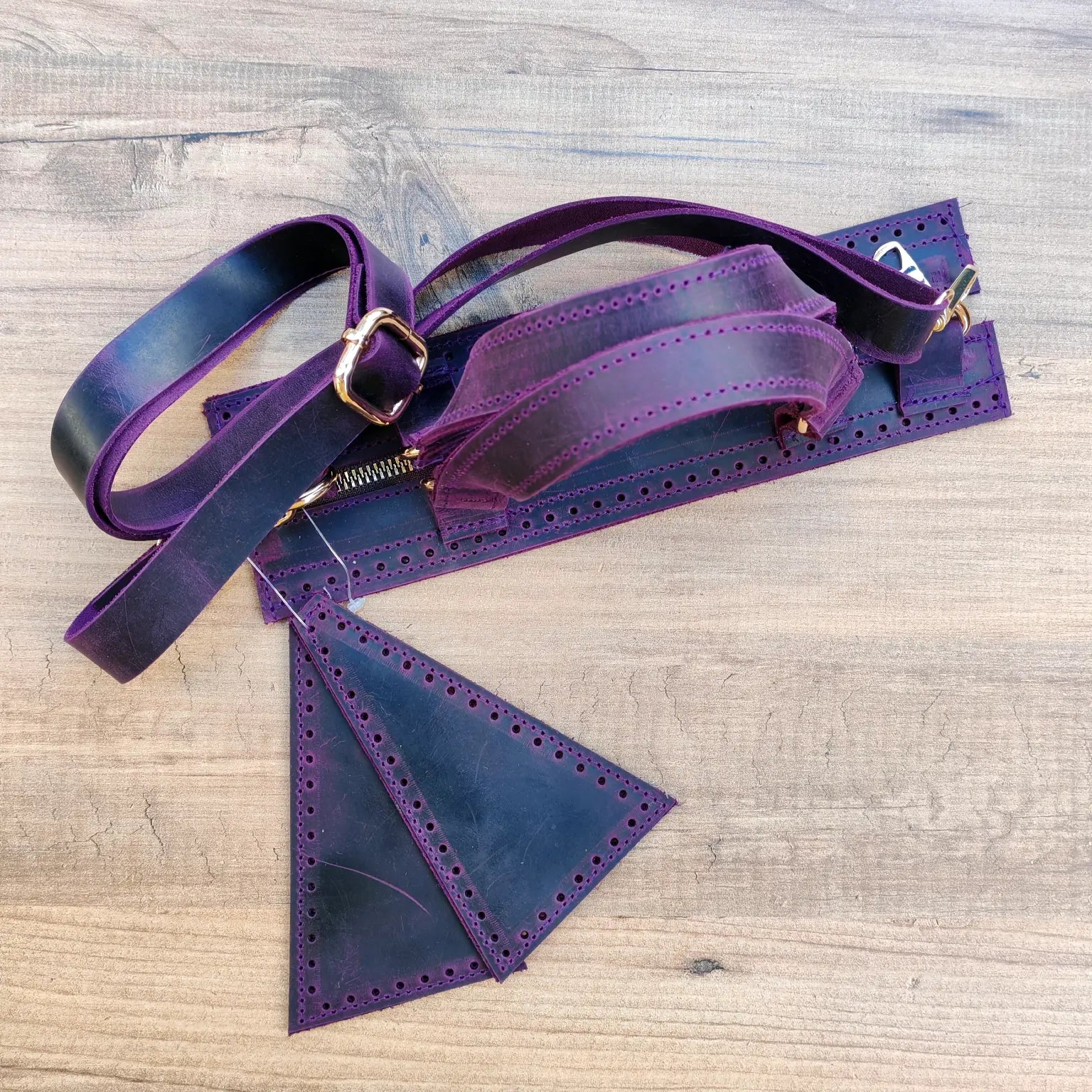 Paris Hakiki Deri Çanta Kiti