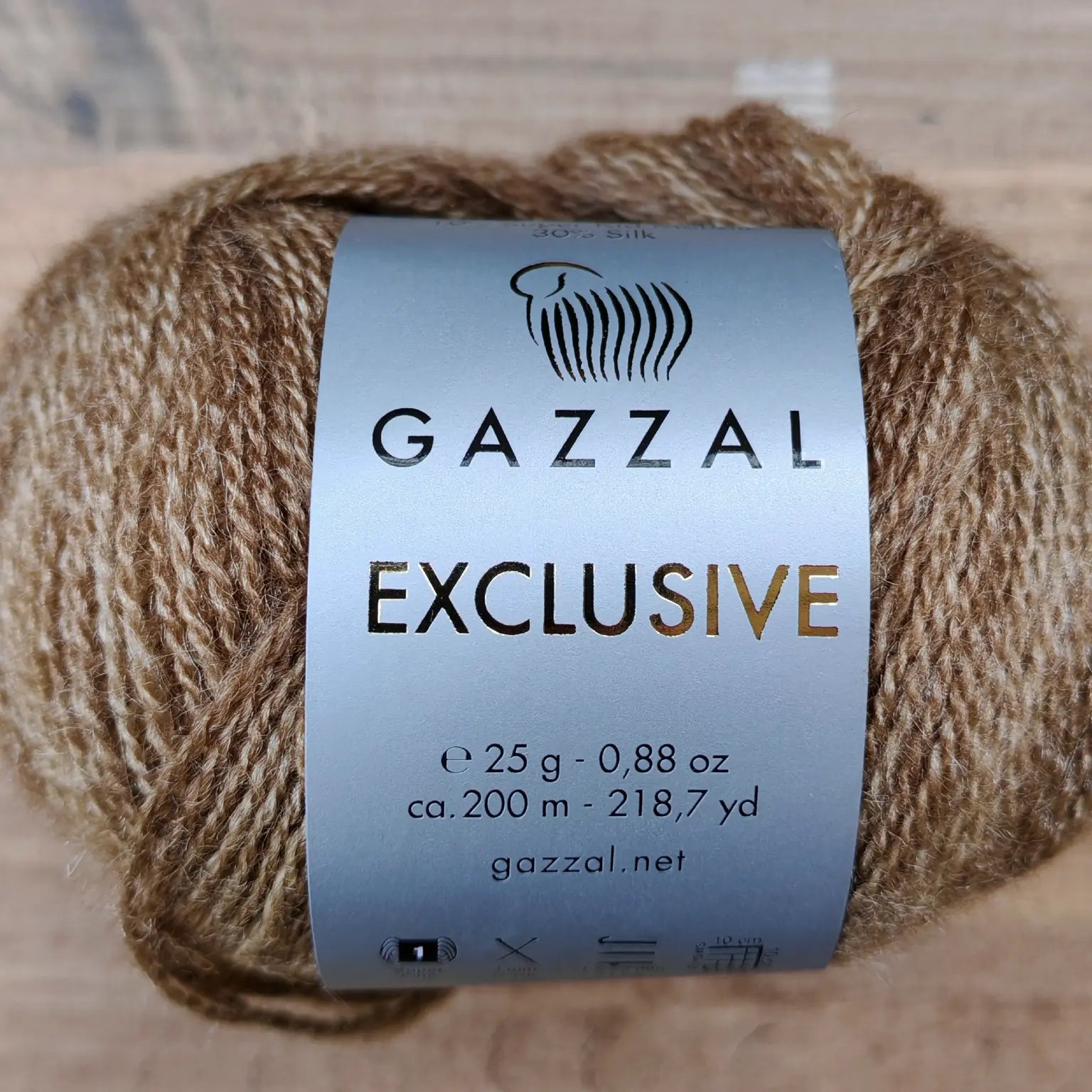 Gazzal Exclusive Lüks Dut İpeği Karışımlı İnce Örgü İpliği