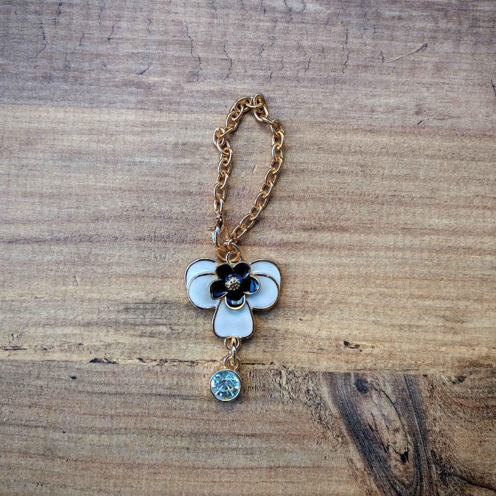 Mine Çiçekli Melek Çanta Süsü