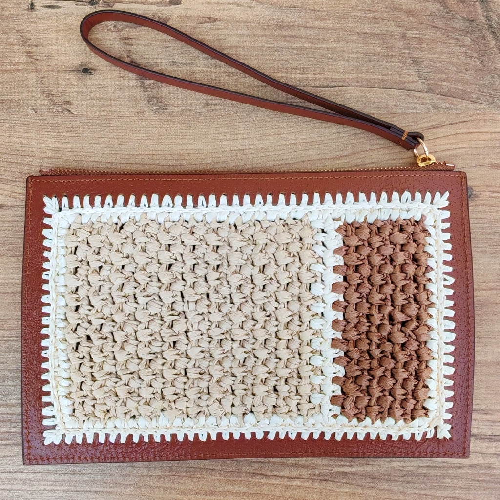 Canvas Premium Örgü Clutch