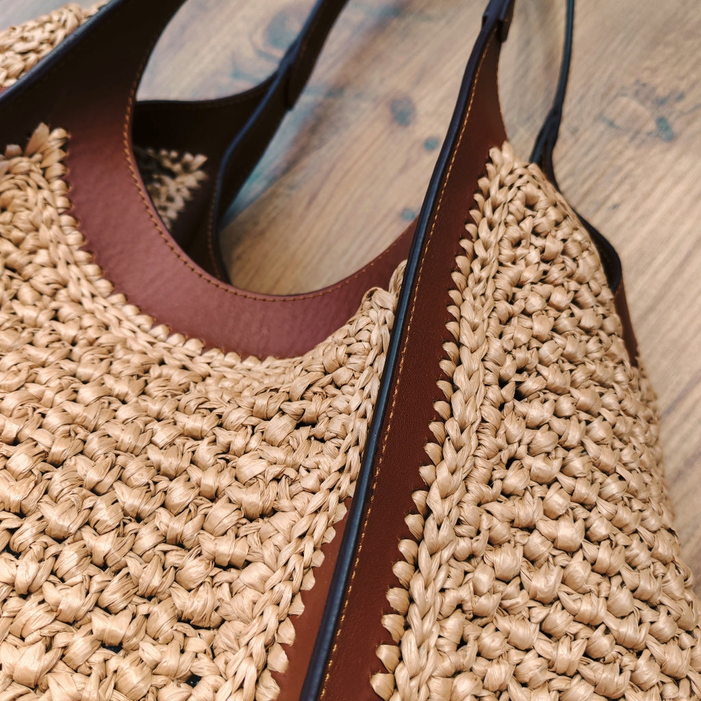 Ajur Deri Hazır Çanta Gövdesi