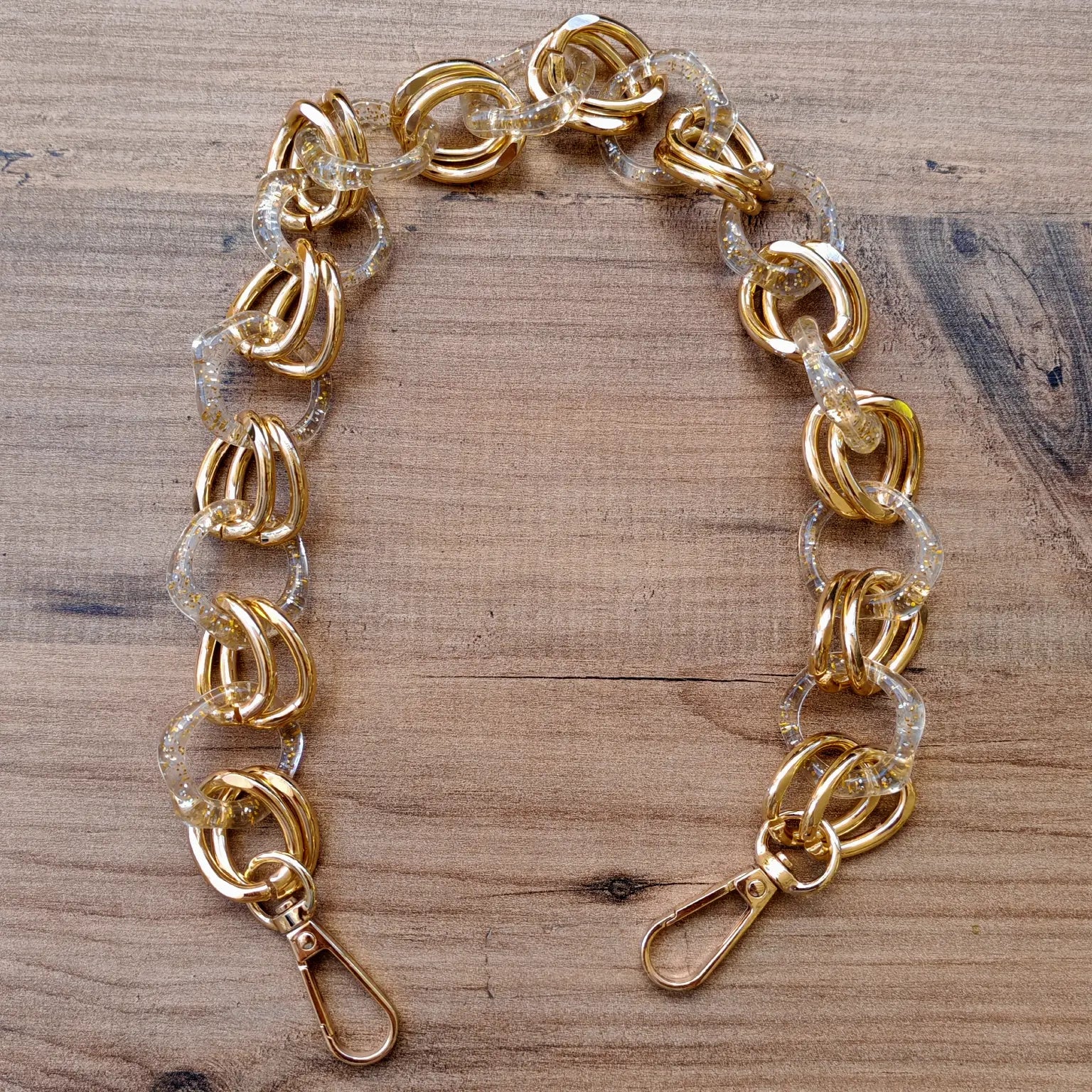 Venti Akrilik Zincir Çanta Sapı