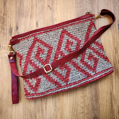 Etnik Desenli Portföy & Çapraz Çanta