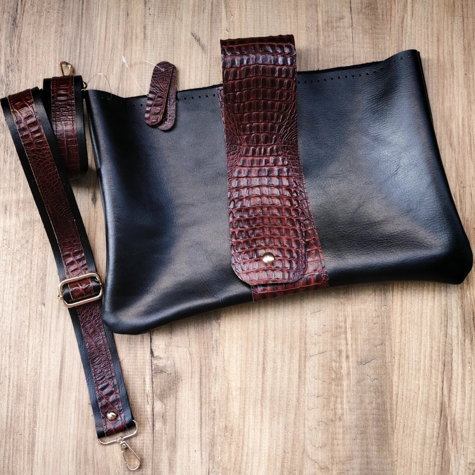 Como Tasarım Deri Çanta Kiti