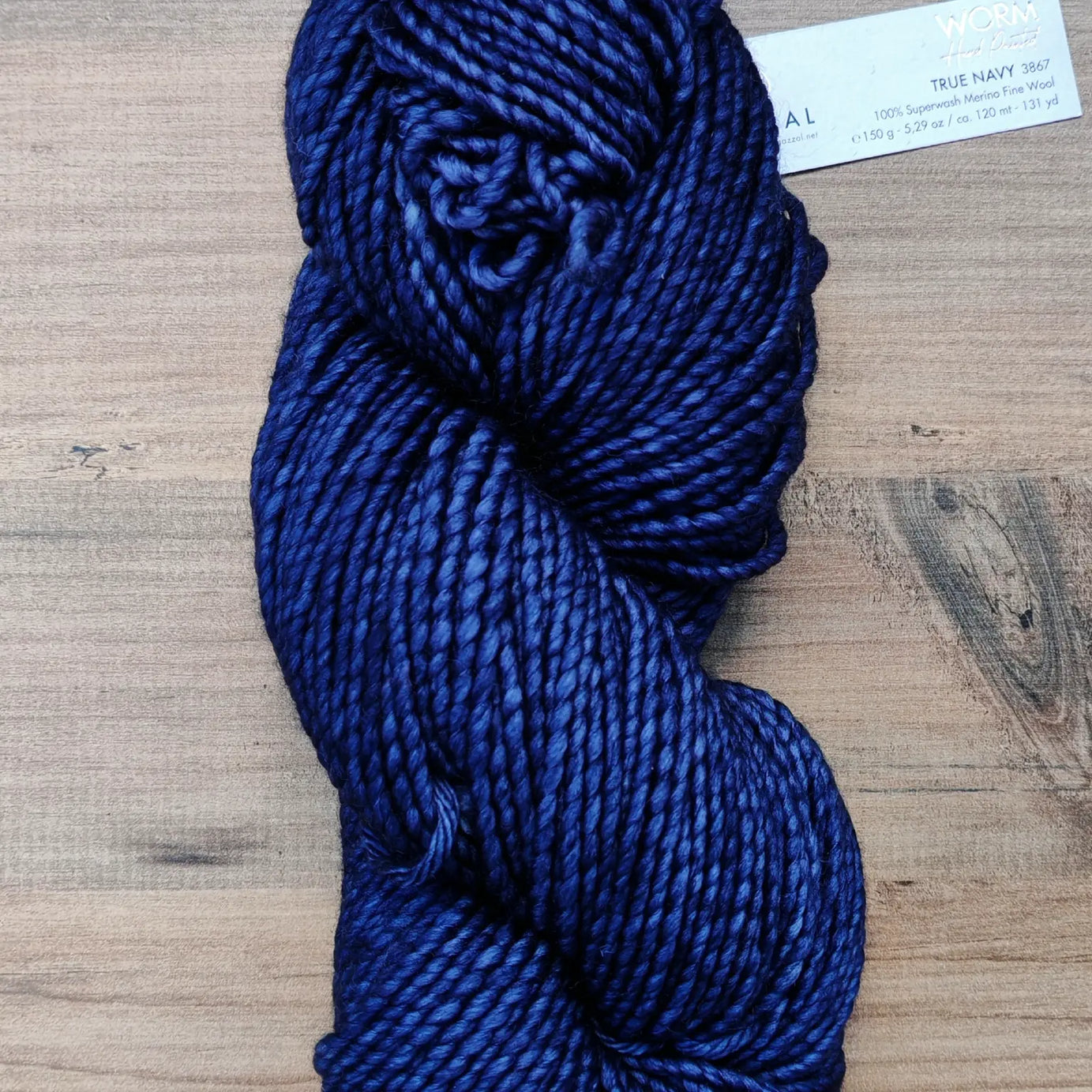 Gazzal Worm El Boyaması %100 Superwash Merino Yün