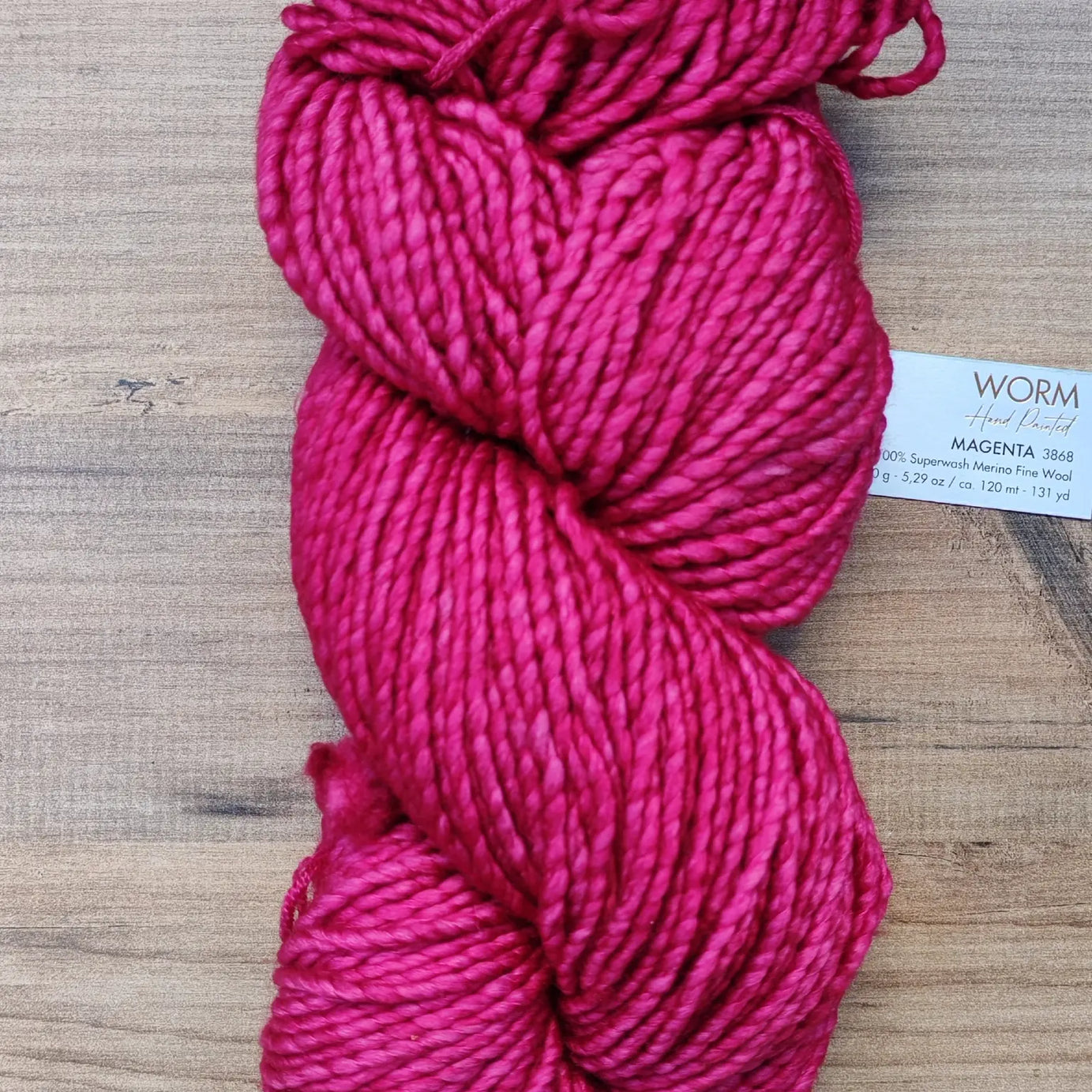 Gazzal Worm El Boyaması %100 Superwash Merino Yün