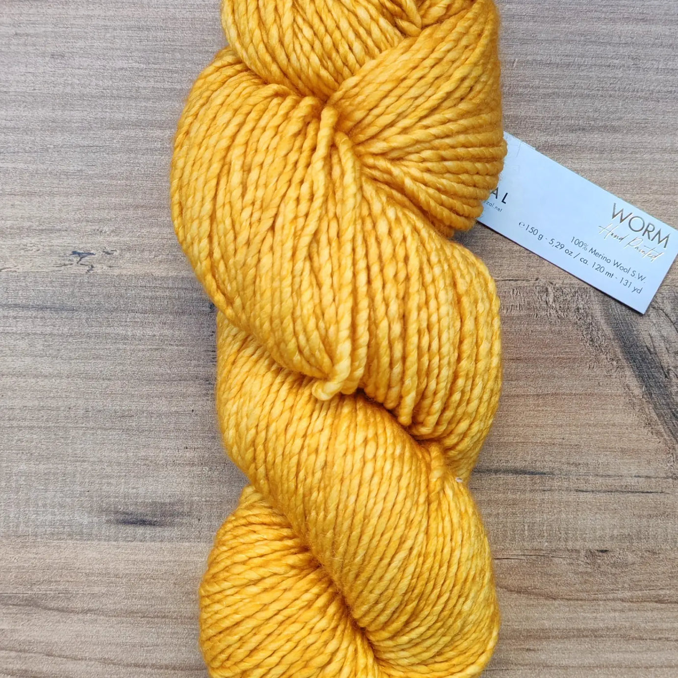 Gazzal Worm El Boyaması %100 Superwash Merino Yün