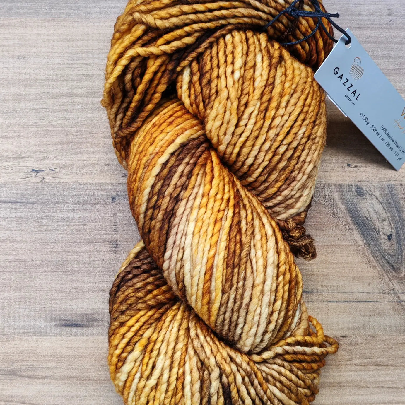 Gazzal Worm El Boyaması %100 Superwash Merino Yün