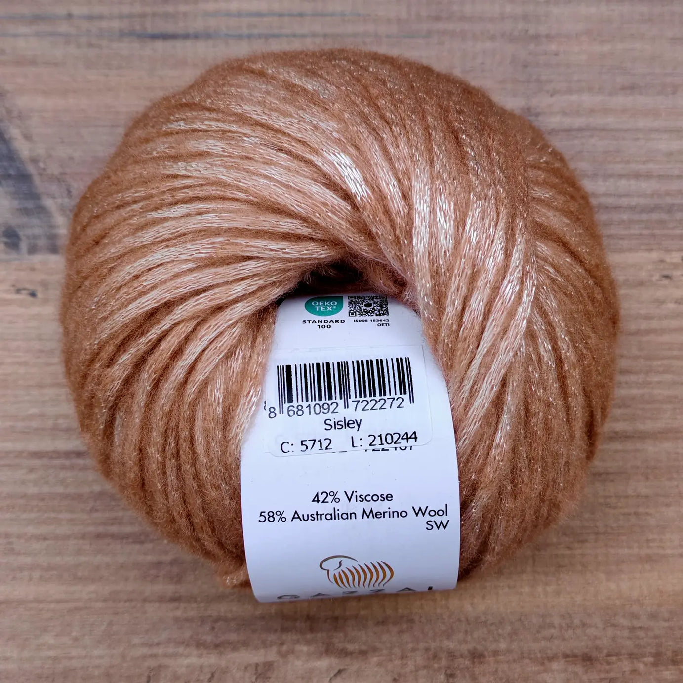 Gazzal Sisley Yün ve Viskon Karışımlı İplik