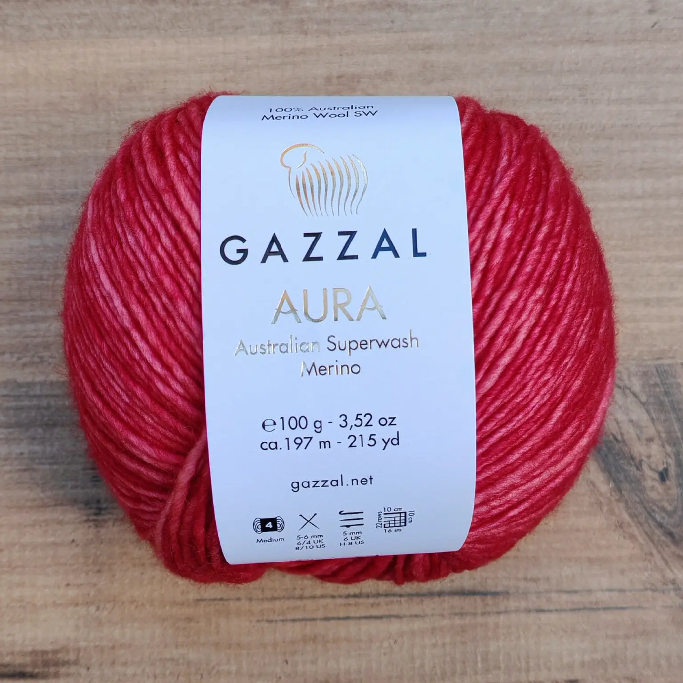 Gazzal Aura Superwash Merino El Boyaması İplik