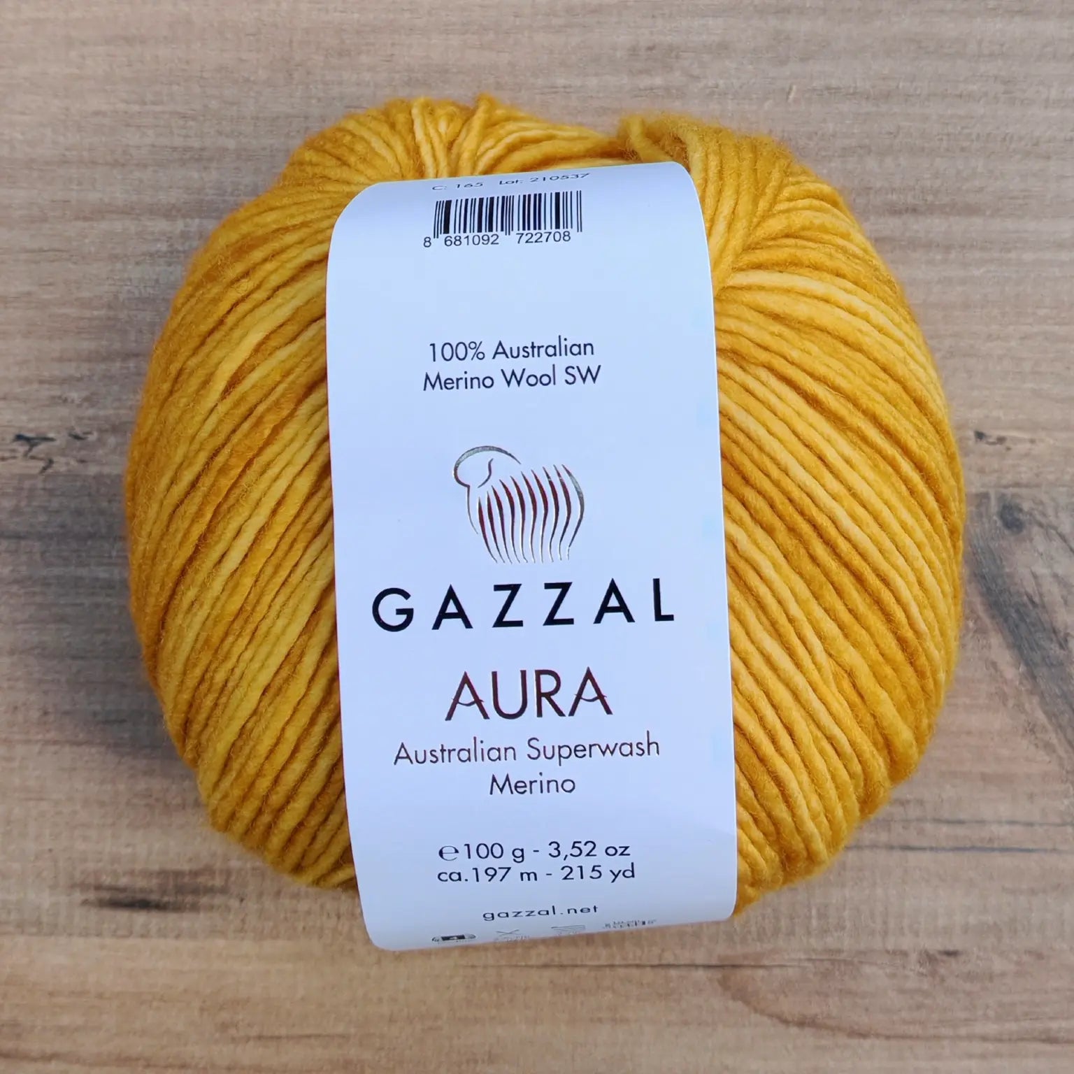 Gazzal Aura Superwash Merino El Boyaması İplik