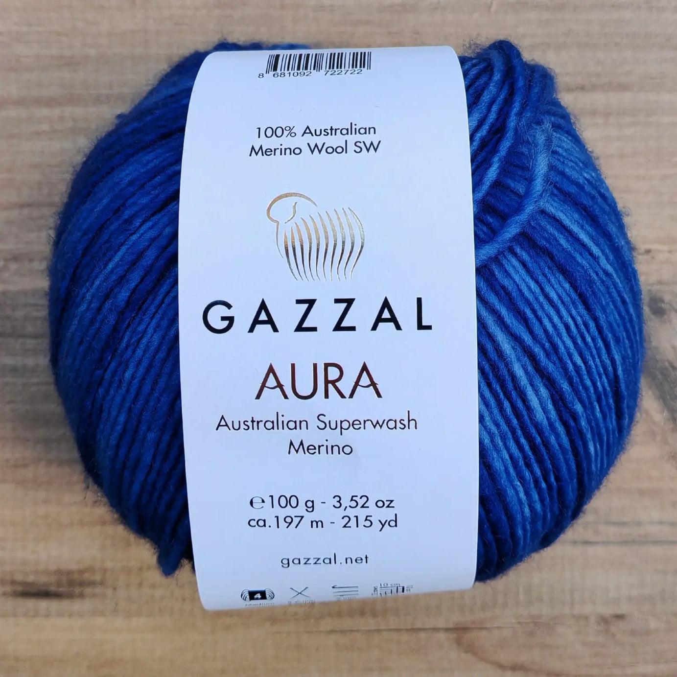 Gazzal Aura Superwash Merino El Boyaması İplik