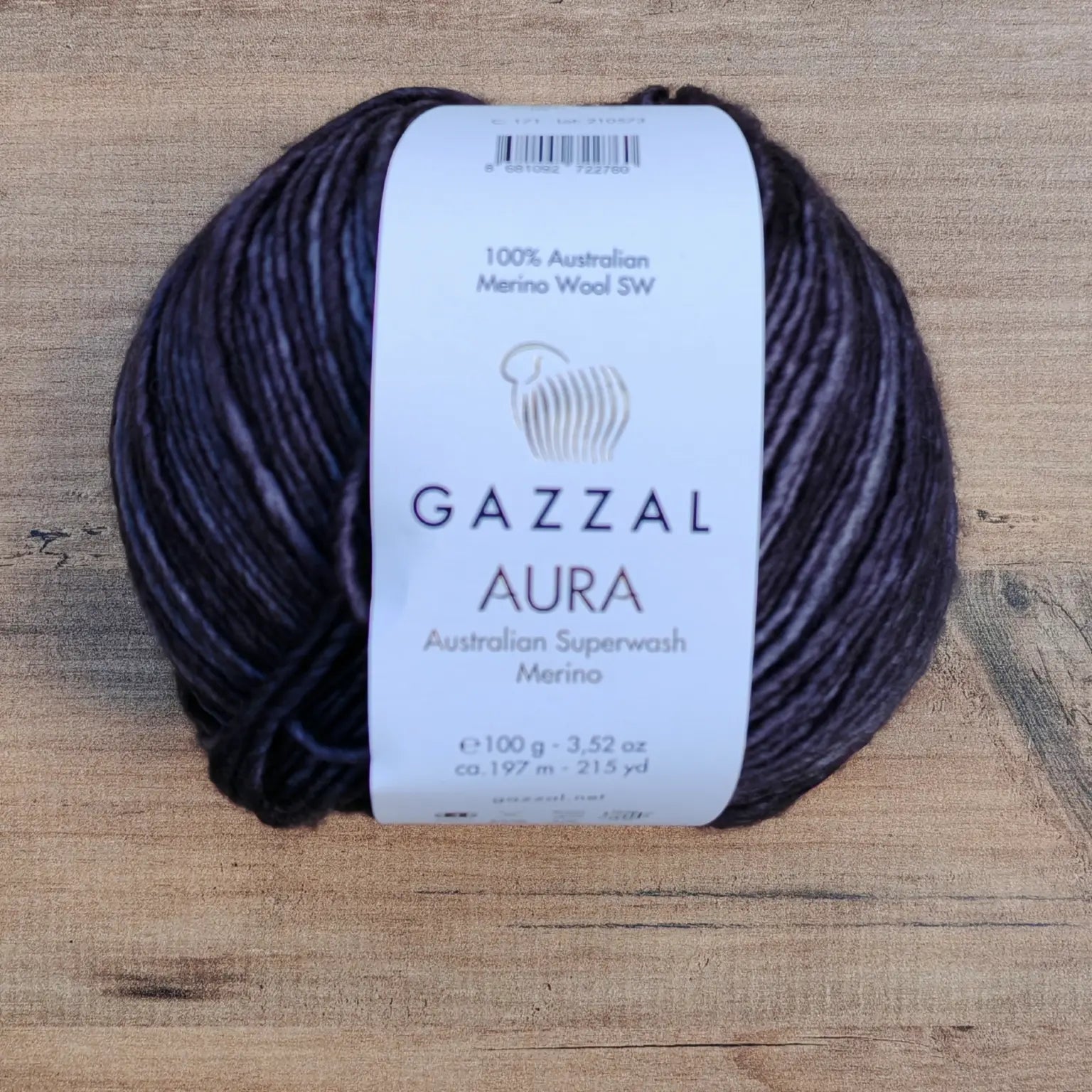 Gazzal Aura Superwash Merino El Boyaması İplik