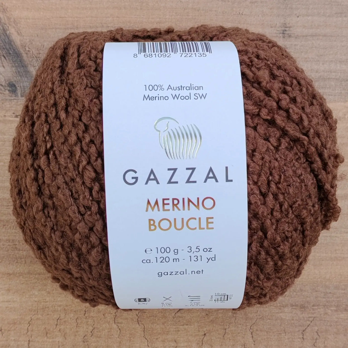 Gazzal Merino Boucle İplik