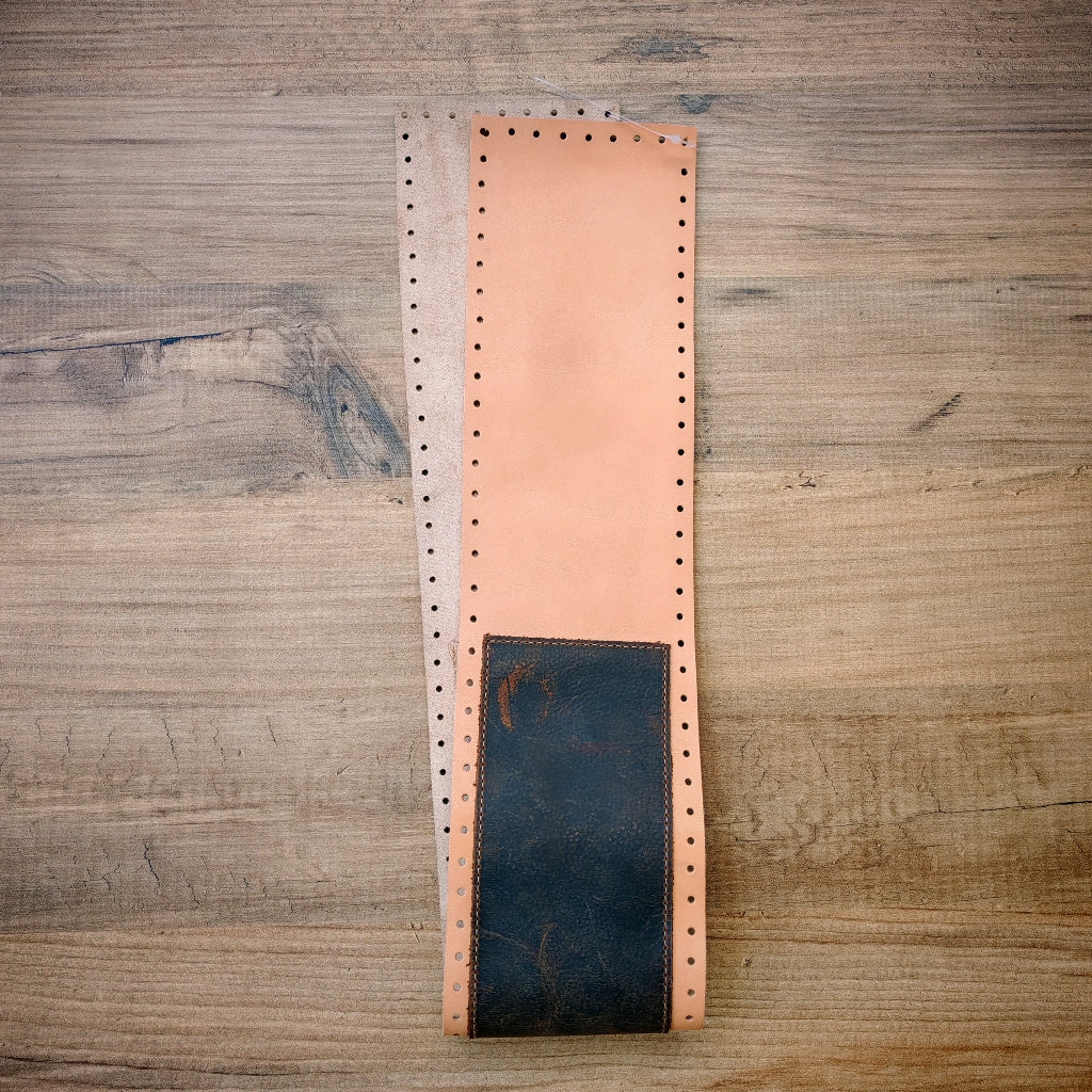 Örgü Çanta Ara Deri