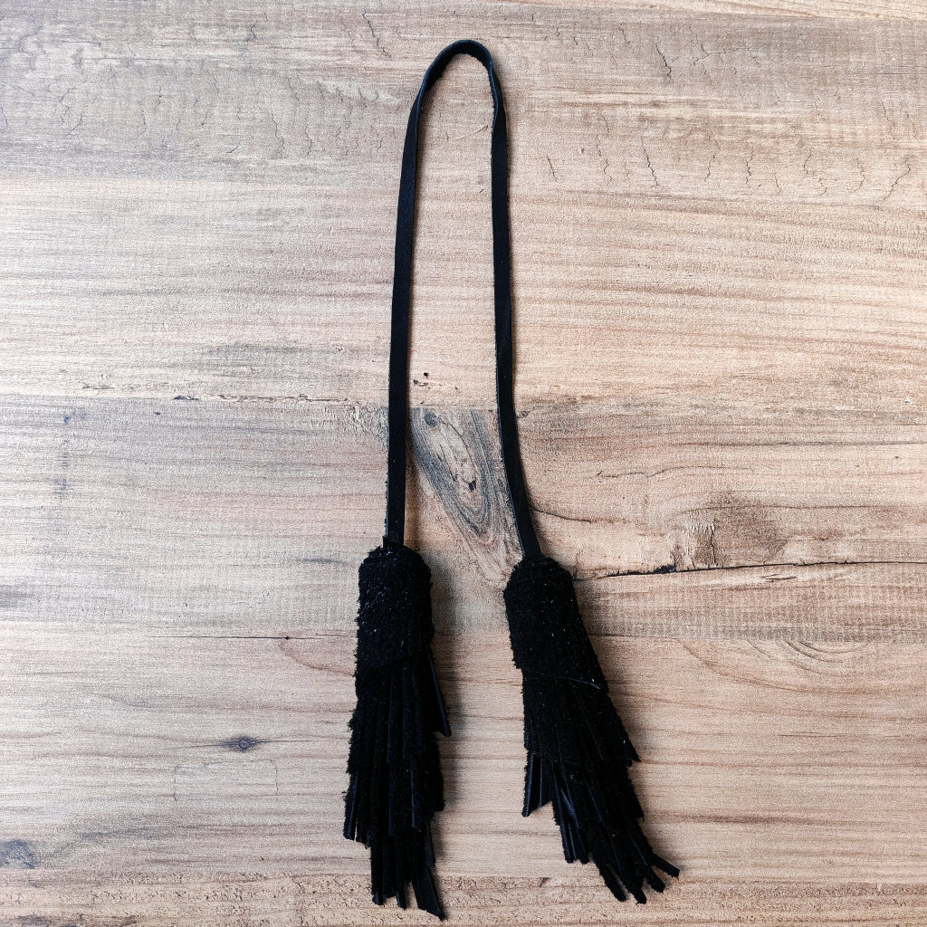 Hakiki Deri Püskül Çanta Aksesuarı