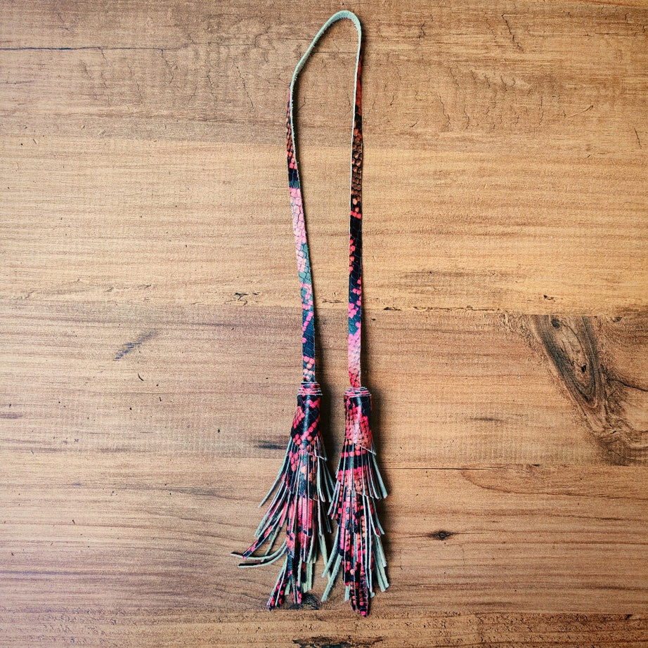 Hakiki Deri Püskül Çanta Aksesuarı