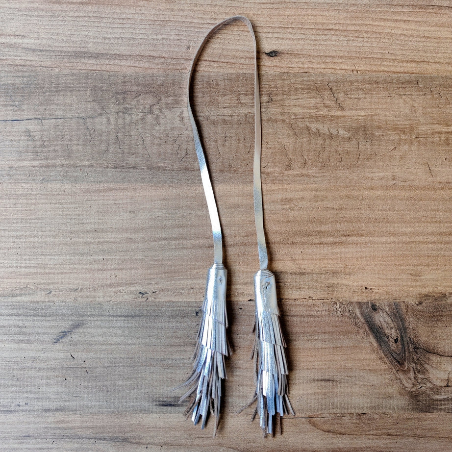 Hakiki Deri Püskül Çanta Aksesuarı