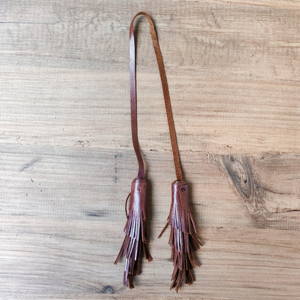 Hakiki Deri Püskül Çanta Aksesuarı