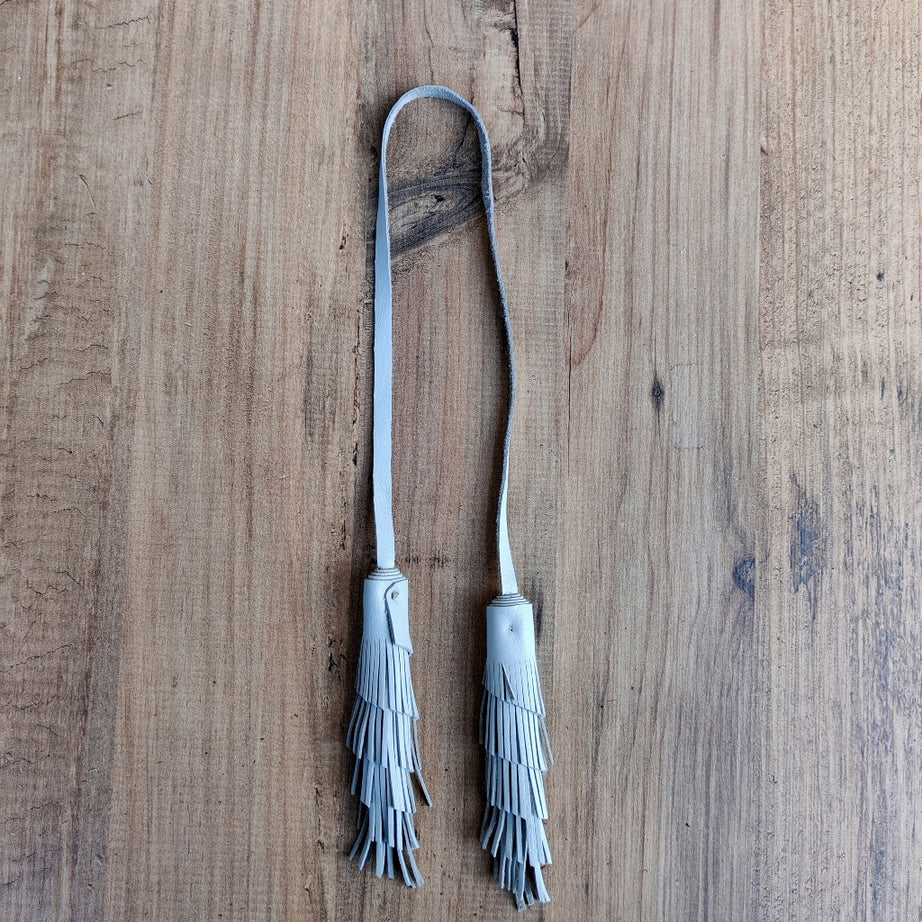 Hakiki Deri Püskül Çanta Aksesuarı