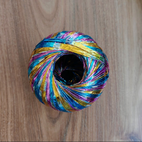 Metalik Rafya Örgü İpi