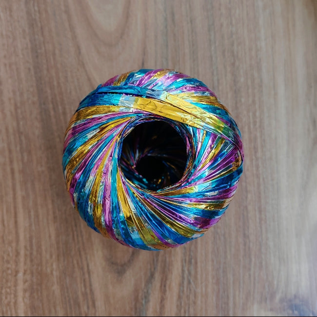 Metalik Rafya Örgü İpi