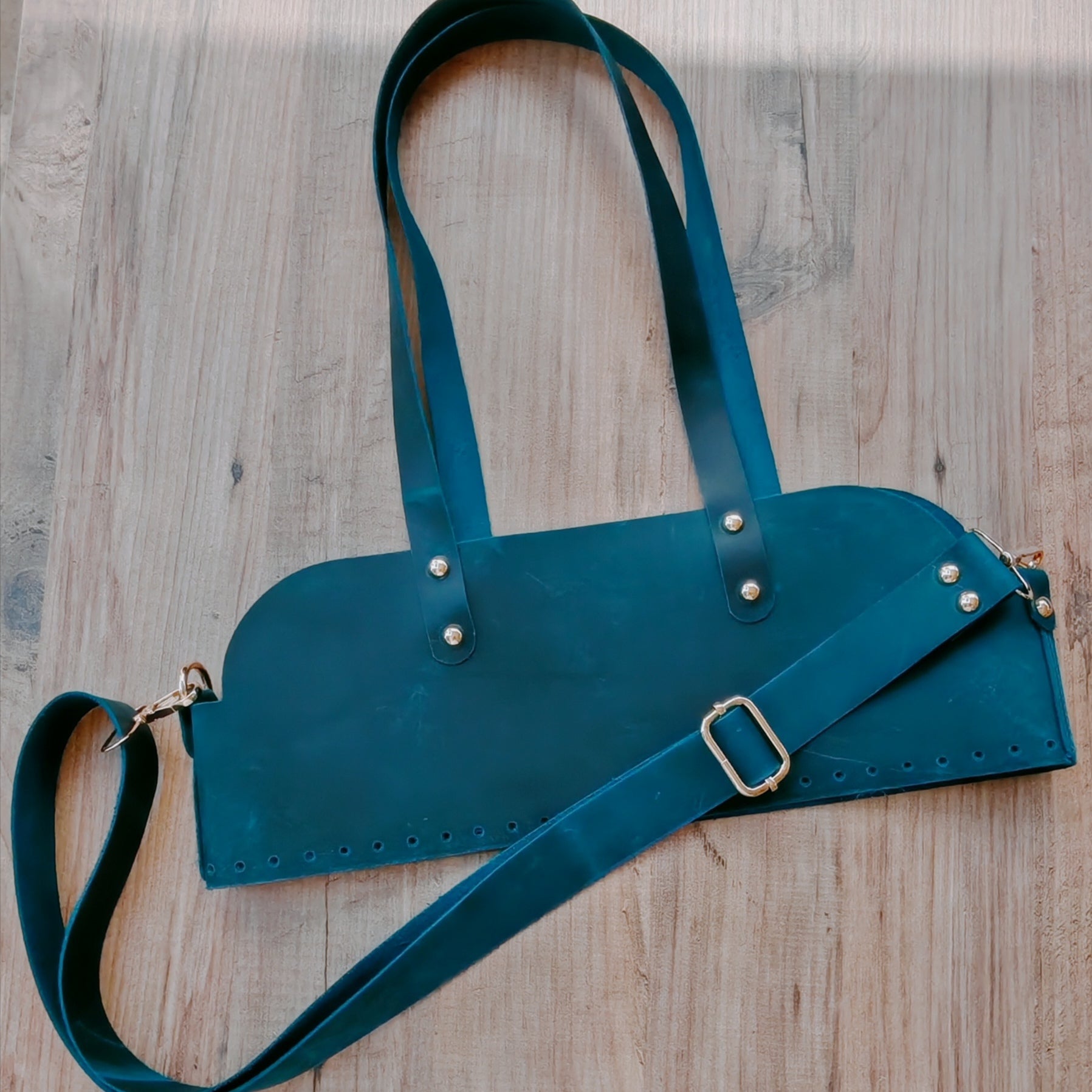 Hakiki Deri Retro Çanta Kiti