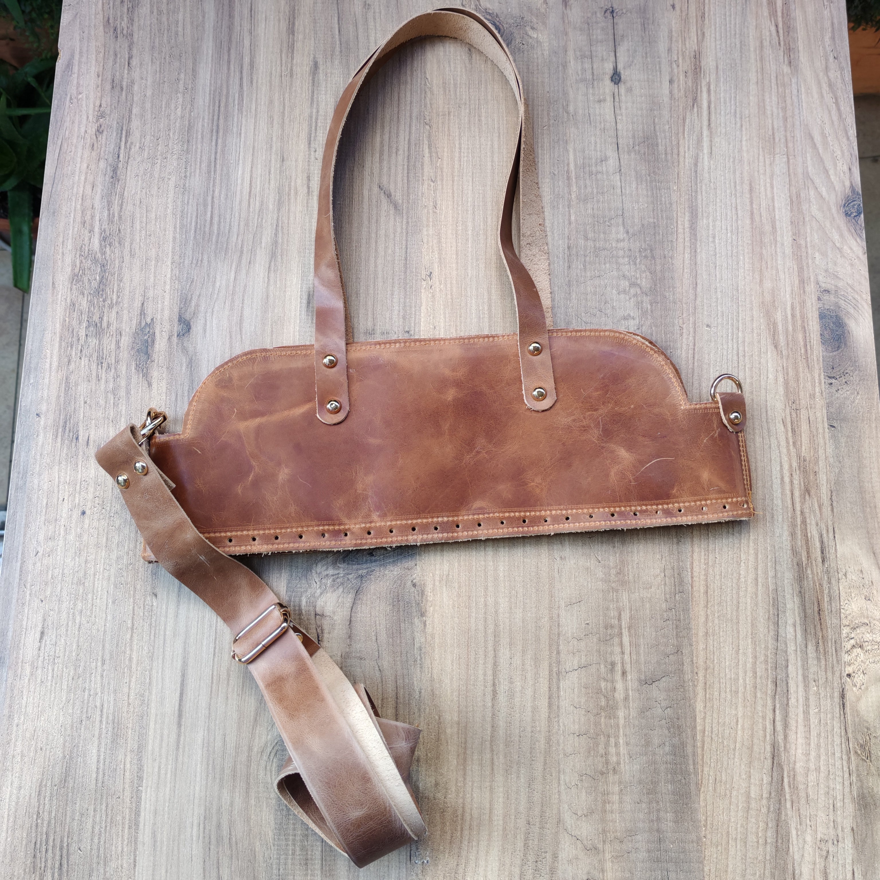 Hakiki Deri Retro Çanta Kiti