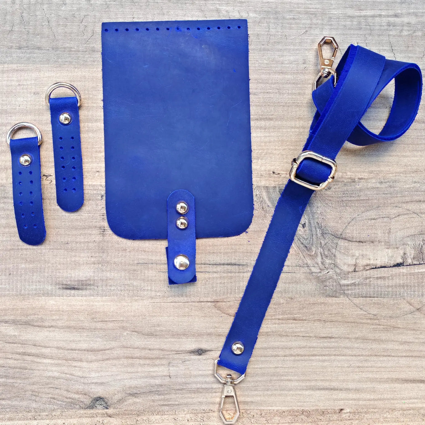 Postacı Hakiki Deri Çanta Kiti