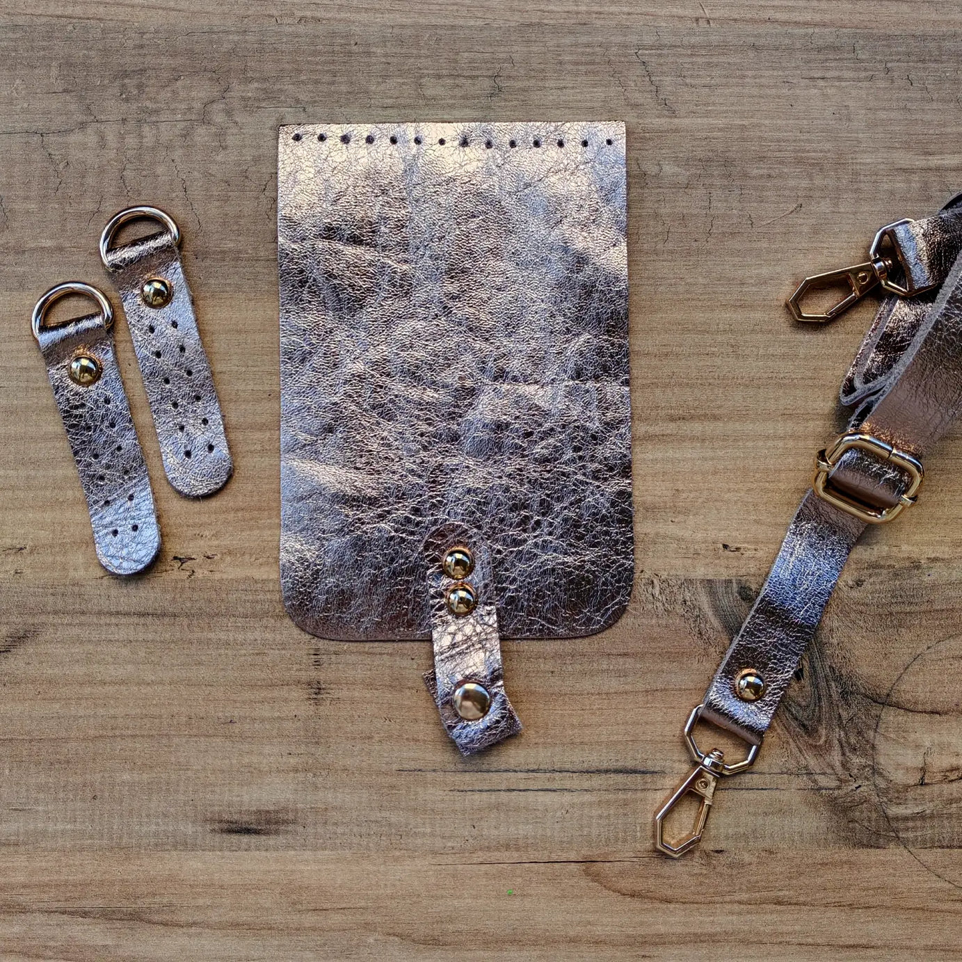 Postacı Hakiki Deri Çanta Kiti