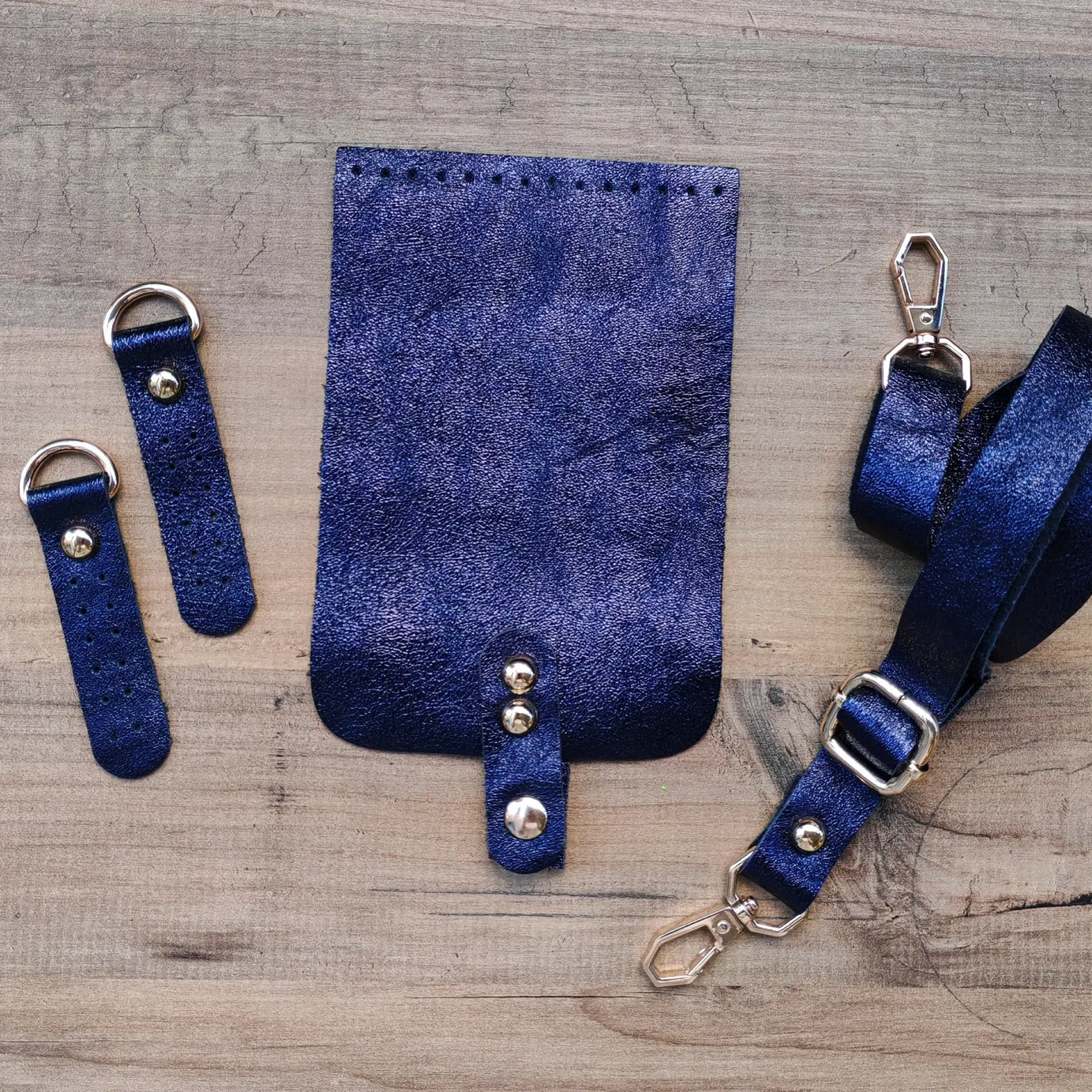 Postacı Hakiki Deri Çanta Kiti