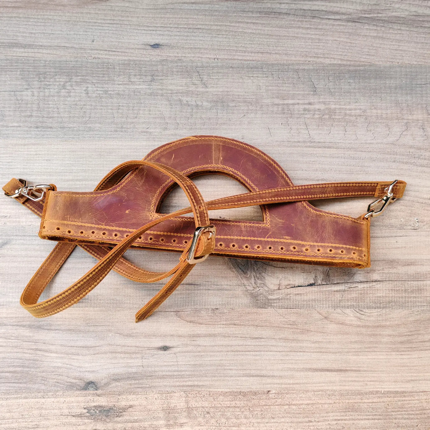 D Kit Hakiki Deri Çanta Sapı