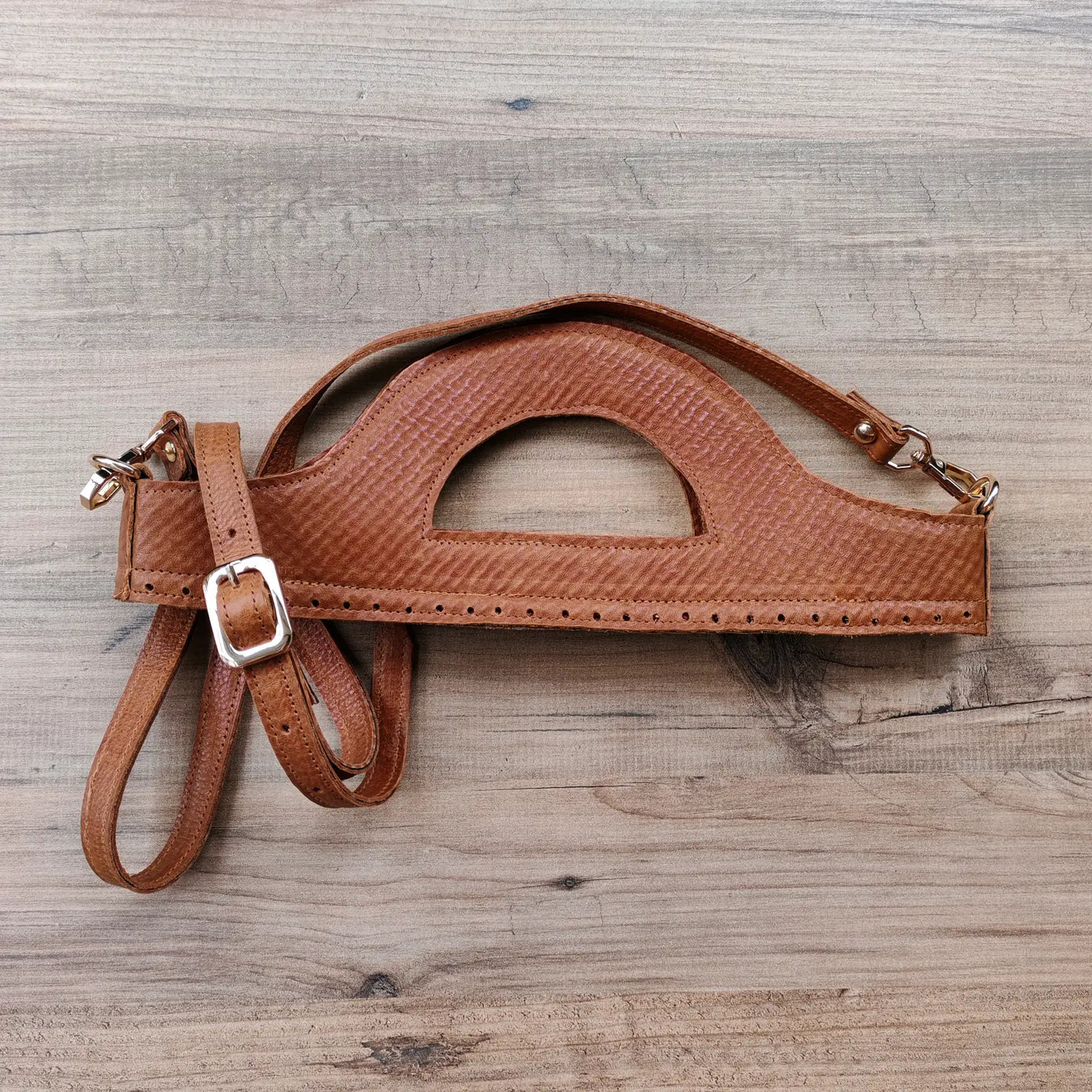 D Kit Hakiki Deri Çanta Sapı